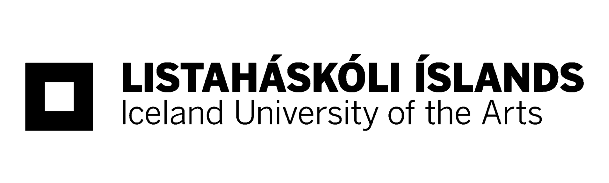 logo Listahaskoli Islands